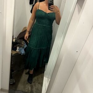 Anthropologie wedding guest dress